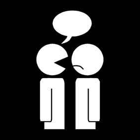 not keep a distance while talking